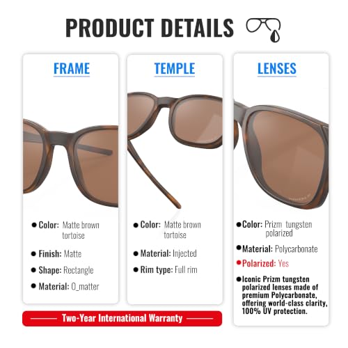 Image of Oakley OJECTOR OO9018 Rectangle Shape Sunglasses With Official Eyewear Kit