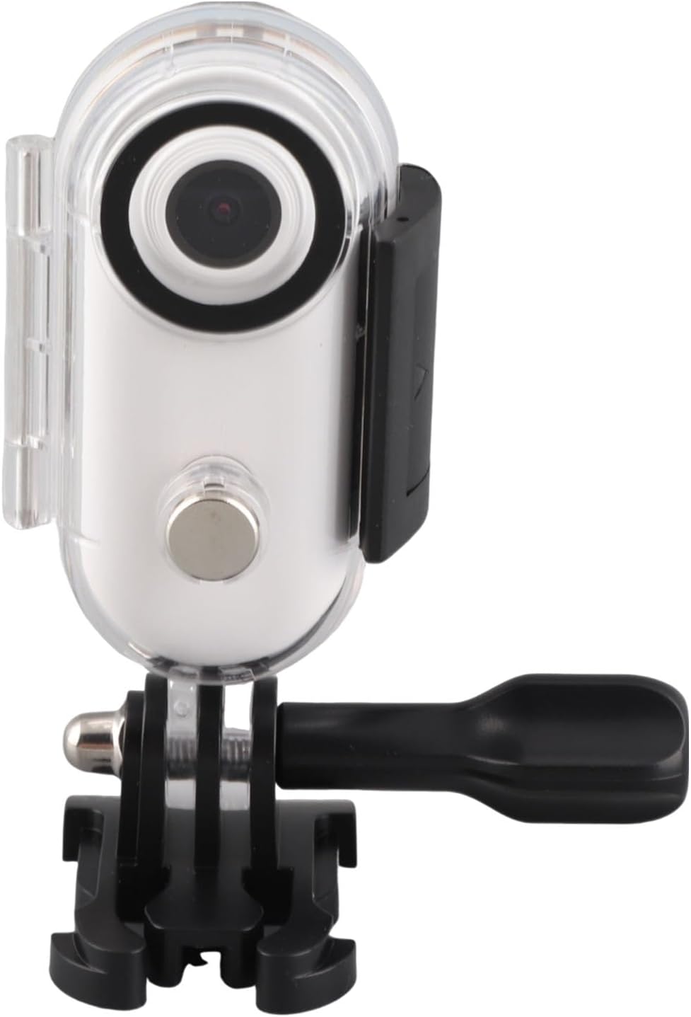 Bewinner 4K Cat Collar Camera, 8MP Pet Camera, Cordless Action Camera with 120° Wide Angle for Outdoor Adventures (White)