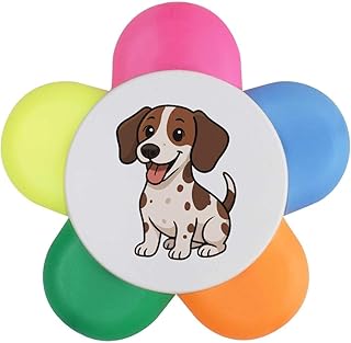Azeeda 'Happy Sitting Jack Russell' Flower Sh...