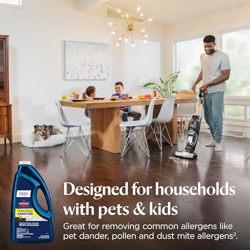 Bissell Hard Floor Sanitize Formula, 25041, 64 Fl Oz CrossWave & Spinwave, Use on Sealed Hard Floors, Orange Bloosom - image 5