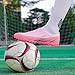 GODLARK Soccer Cleats Mens Womens Turf Soccer Shoes Indoor for Kids Youth Football Cleats Big Boys Small Spikes FG TF Football Boots Training Sneaker (2286 Fen TF_38)