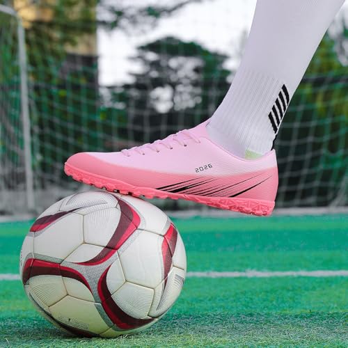Image of Mens Soccer Cleats Womens Indoor Soccer Shoes Wide Baseball Turf Shoes Adult Youth Rugby Shoes Big Boys Small Spikes AG TF Football Boots