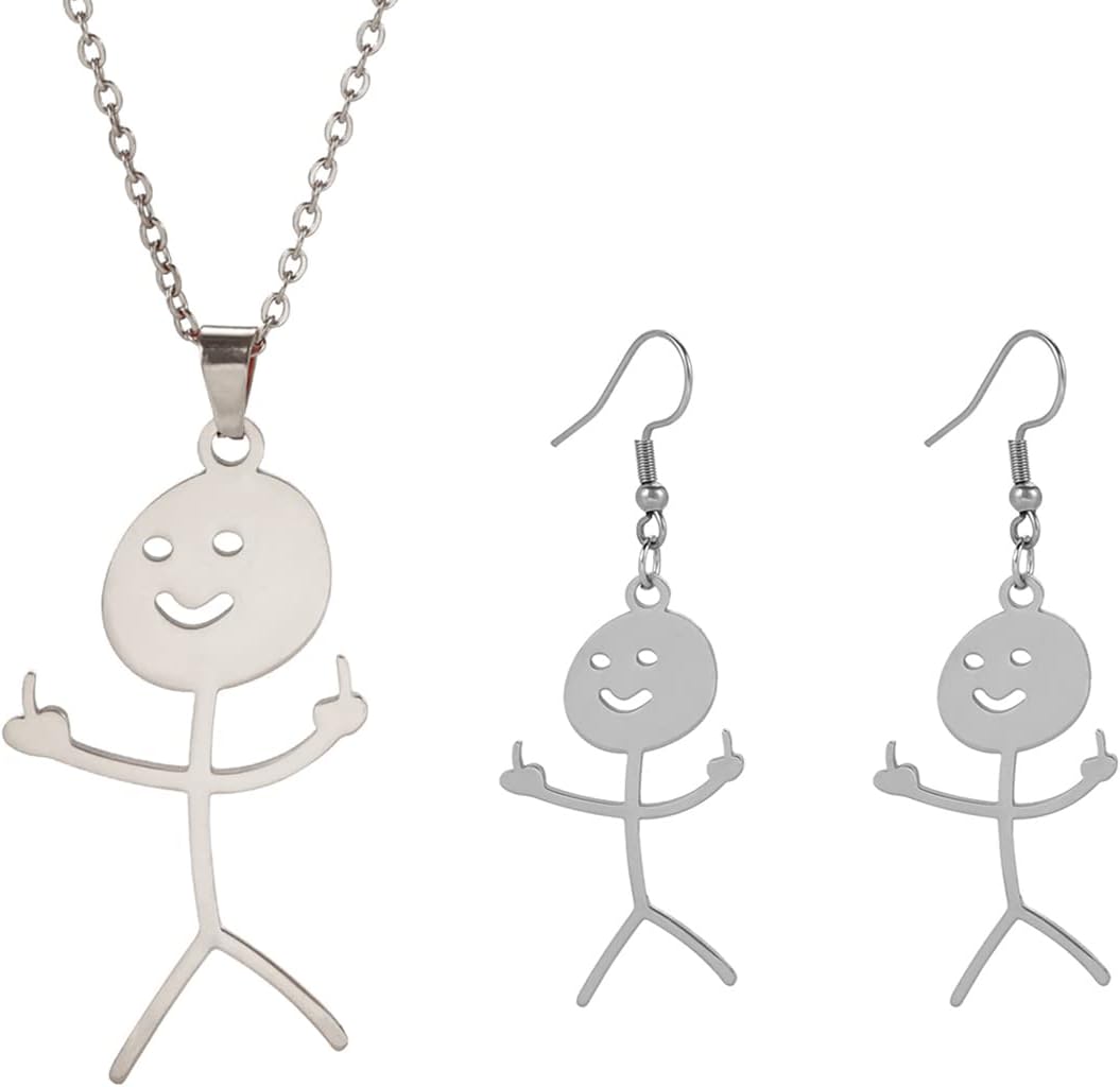 Collier De Doigt Du Milieu Pour Les Hommes Et Les Femmes Graffiti Cool