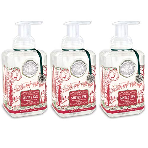 Michel Design Works Foaming Hand Soap, 17.8-Ounce, Santa's Eve - 3-PACK