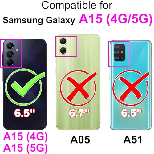 Coque Samsung Galaxy A15 5G étui en cuir synthétique de qualité supérieure en relief - 2