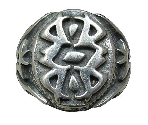 Bague en argent massif 925 Chevalier R001114 : anneau large pour homme et bijou intemporel