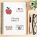 100 PCS Teacher Stickers, Vinyl Waterproof Teachers Day Gift Card Stickers for Water Bottles, Laptop, Notebook, Cell Phone, Luggage
