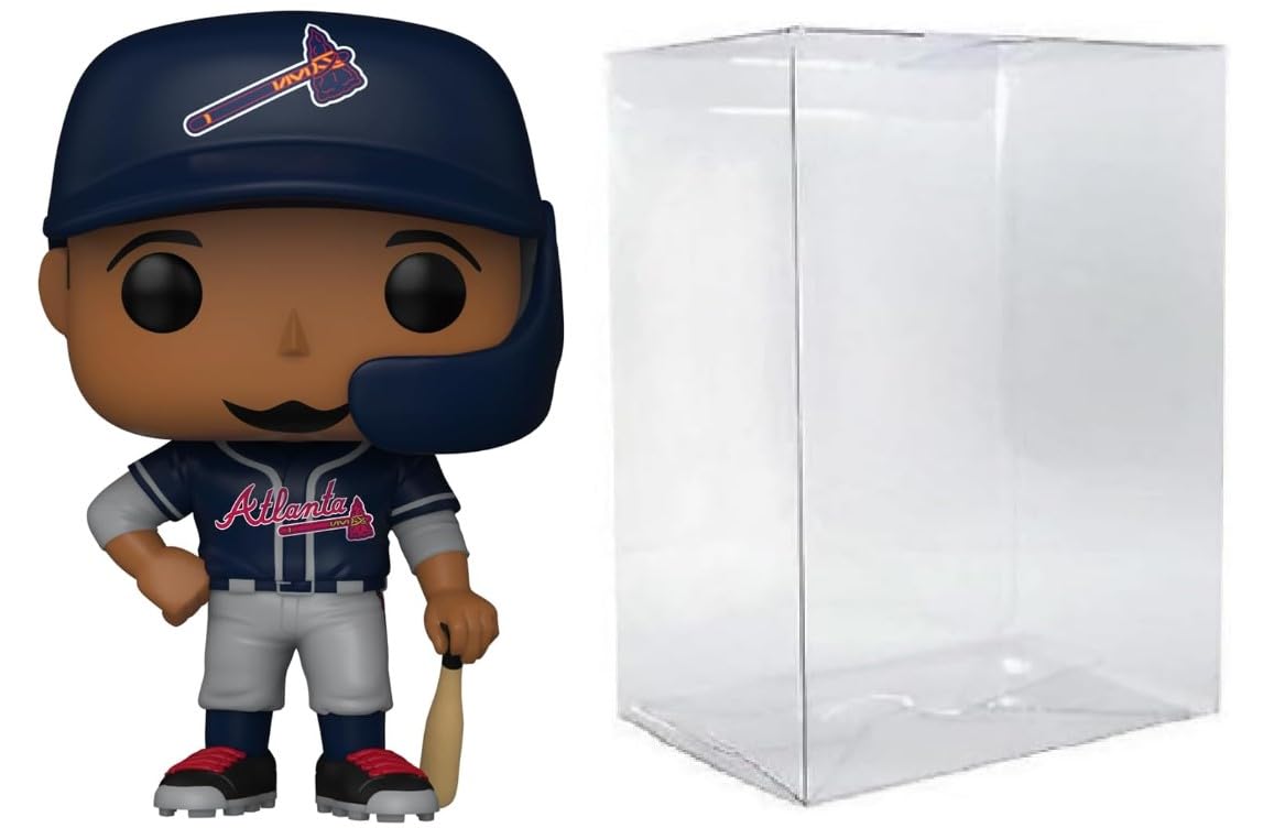 Ronald Acuna Jr. Alt Jersey #85 Funko Pop! Series 6 Vinyl Figure, with Protector Case