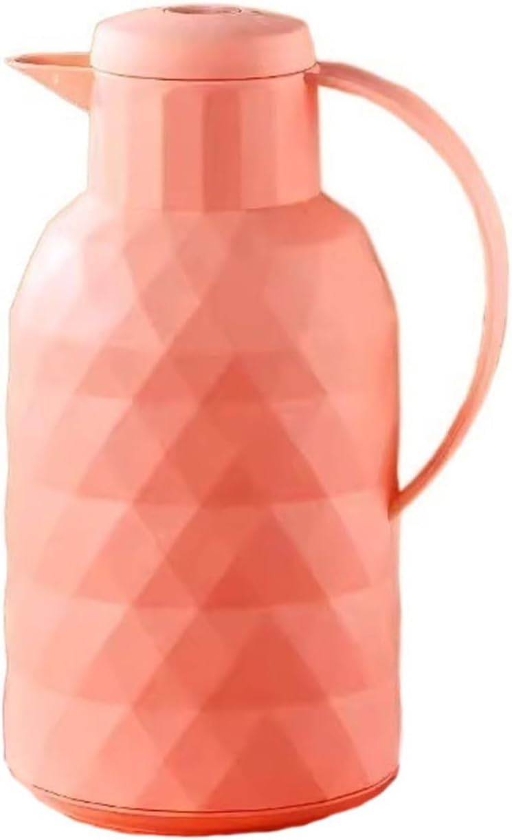 Izolowany czajniczek, izolowany dzbanek do kawy, termos 1,6 l termos gospodarstwa domowego o dużej pojemności termos termos butelka termos garnek izolacyjny(Roze)