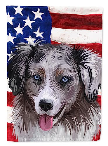 Drapeau Miniature American Shepherd de jardin haute qualité multicolore