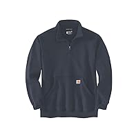 Carhartt Loose Fit Midweight Quarter Zip Mock Neck Sweatshirt Maglia di Tuta