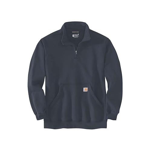 Carhartt Quarter-Zip Sweat-shirt Bleu foncé M