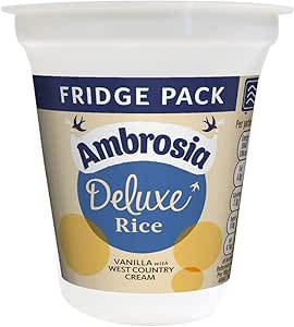 Ambrosia Devon Creamy Rice Pudding, Light Texture, 14.1 Ounce Cans (Pack Of 12