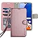 ERAGLOW for Samsung Galaxy A14 5G Case, Galaxy A14 Wallet Case Flip Phone Cover [Stand Feature] [Card-Slots] Pocket for Galaxy A14 5G(Rose Gold)