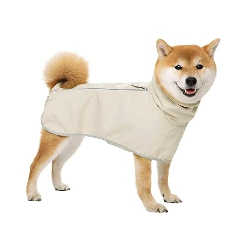 CMZYBBD Chubasquero Perro Poncho Impermeable con Capucha para Perros