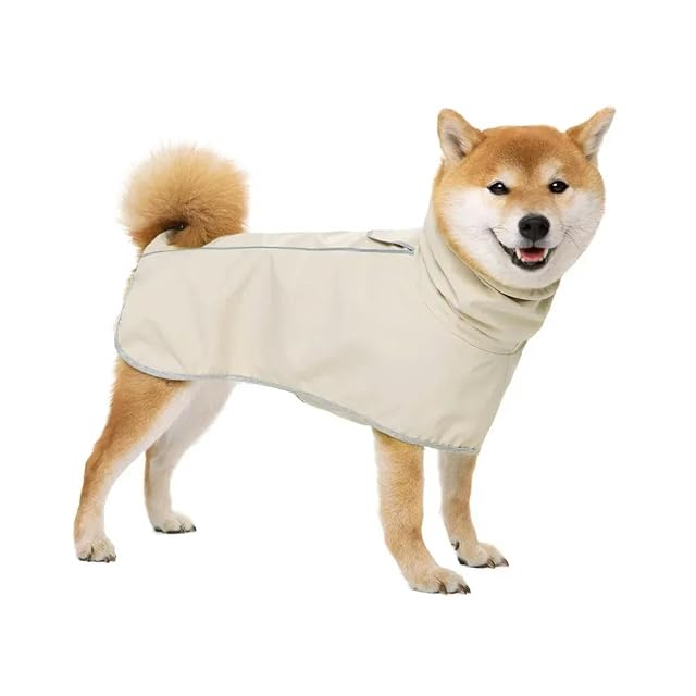 CMZYBBD Chubasquero Perro Poncho Impermeable con Capucha para Perros