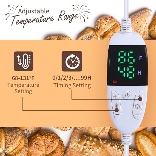 Caja fermentadora de masa plegable con control de temperatura de 20-55 °C 5