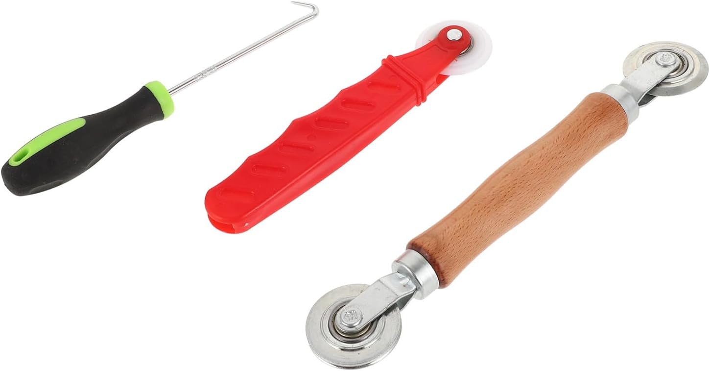 1Set Window Screen Repair Kit with Durable Roller Tool Remover Hook Spline Accessory for Easy DIY Screen Fixing and Maintenance