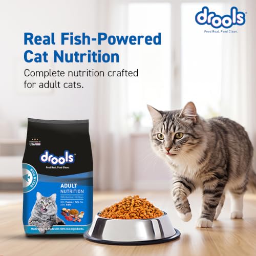 Image of Drools Adult Dry Cat Food 3kg | Ocean Fish | Supports Skin & Fur | Enhances Vision | No Artificial Flavours | Promotes Glossy Coat