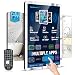 Produktbild 21,5 Zoll Smart Touch Screen Magic Mirror IP66 Wasserdichter Fernseher für Badezimmerdusche Spiegel  Full HD 1080P, 500 Nits, Android 11.0 kompatibel mit mehreren APPs, WiFi/LAN/USB/BT/HDMI (schwarz)