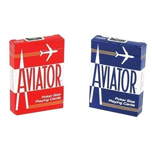 Naipes Aviator tamaño póker pack 3