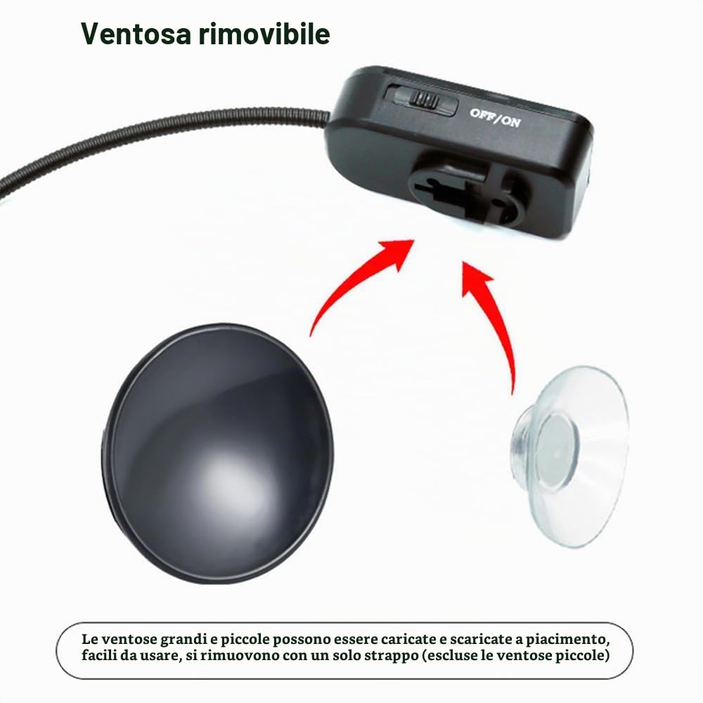 Ricevitore microfono wireless per strumenti 2.4G con ventosa staccabile per chitarra, violino, violoncello, fisarmonica, altoparlanti, amplificatore vocale, microfono per riduzione del rumore d