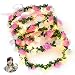 Novelty Place 4 Pack Light Up Flower Headband - LED Floral Head Crown for Wedding, Festival and Party - 4 Pieces