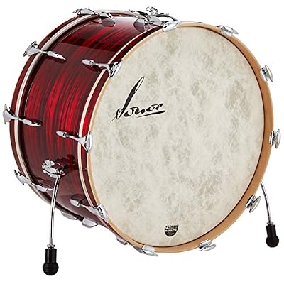 Sonor Vintage Series 24X14 Bass Drum Wm, Vintage Red Oyster (VT-2414-BDWM-VRO)