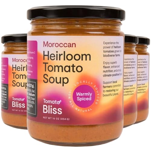 Tomato Bliss Tomato Soup, Award-Winning Heirloom Low Sodium Canned Soup