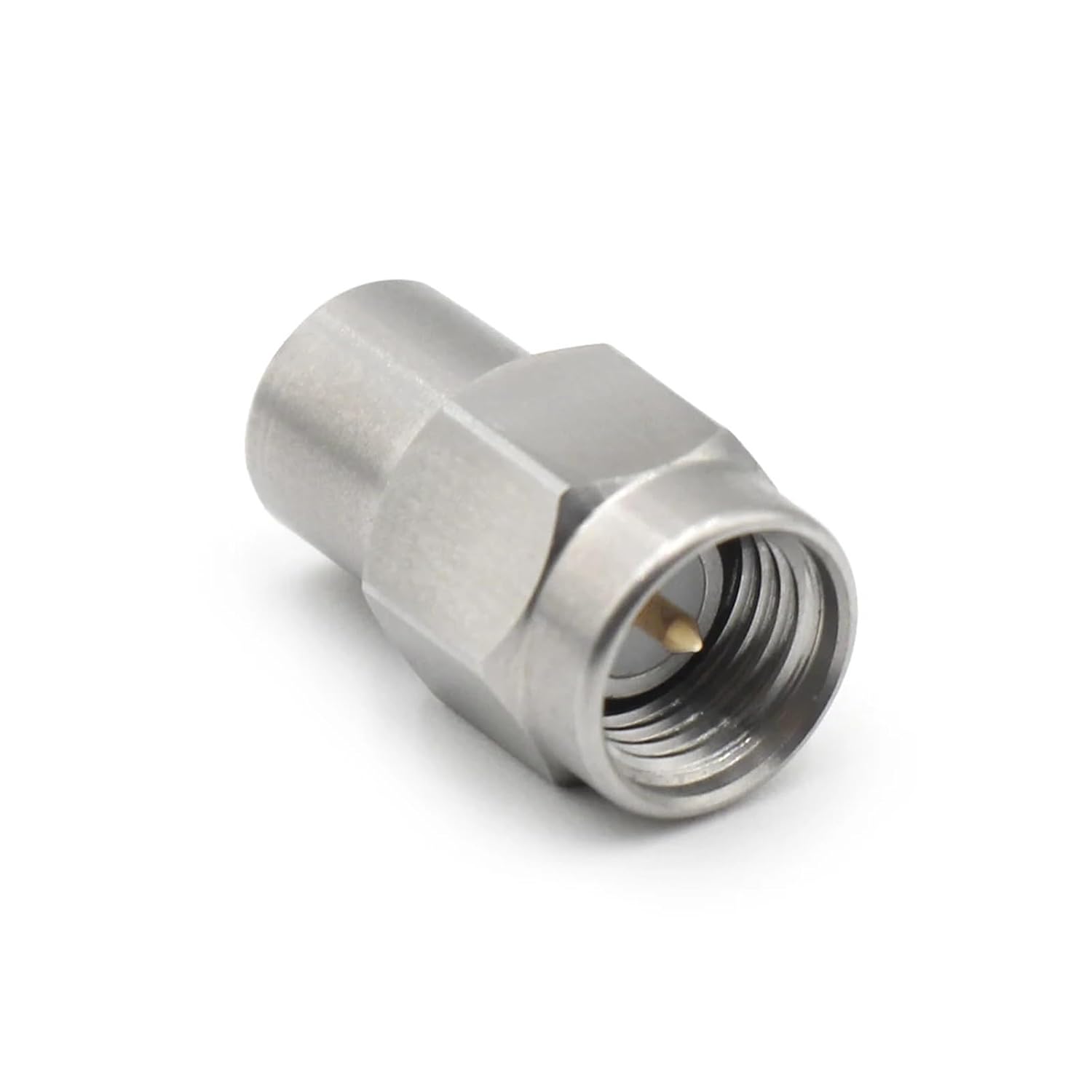 27GHz 1W SMA Male Coaxial Terminal Dummy Load 1 Watt 50 Ohm Brass Straight Coaxial Adapter Attenuator BC-TE01-01