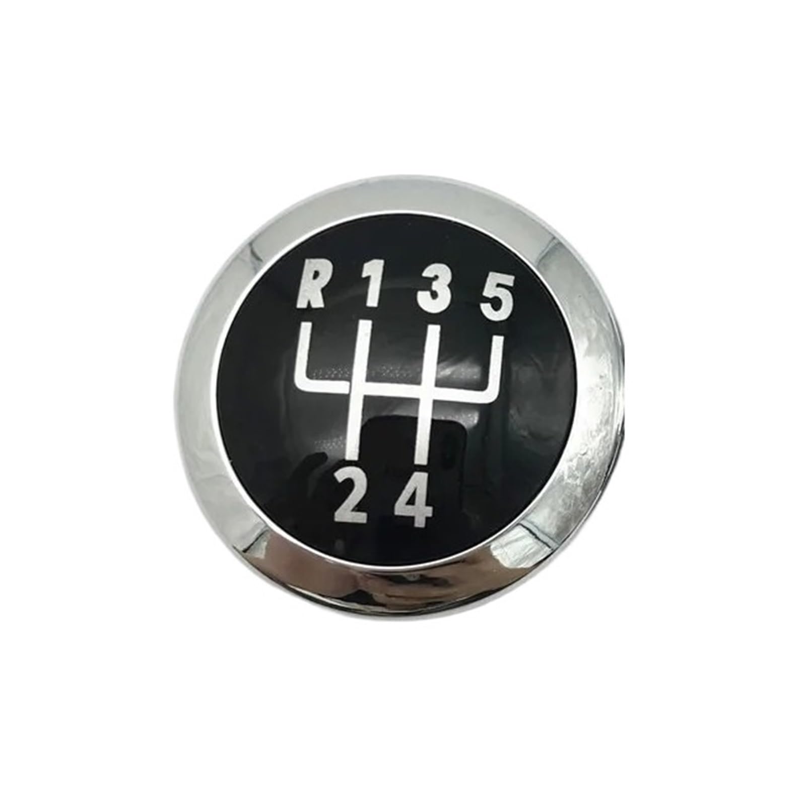 MKGKACVCPT Car Gear Lever Head for VW for Passat B6 2005-2011 5/6 Speed Manual Gear Shift Knob Lever Stick Emblem Cap Cover Car Accessories(5 Speed)