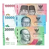 Spectrum Store 20,000-100,000 Indonesian Rupiah 3 Pieces Set, 2022, P-162-168, 20,000, 50,000, 100,000 UNC
