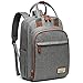 Diaper Bag, FIVEMAX Multifunction Diaper Backpack Bags with Changing Mat, Large Capacity Waterproof & Dustproof, Gray