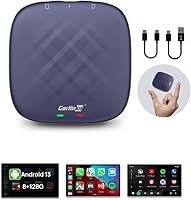 Vista 1 de Carlinkit CarPlay Android 13.0 AI Box Adapter, 3 en 1 CarPlay AI Box Max (Plus), Plug & Play, fácil configuración, tarjeta integrada de Google