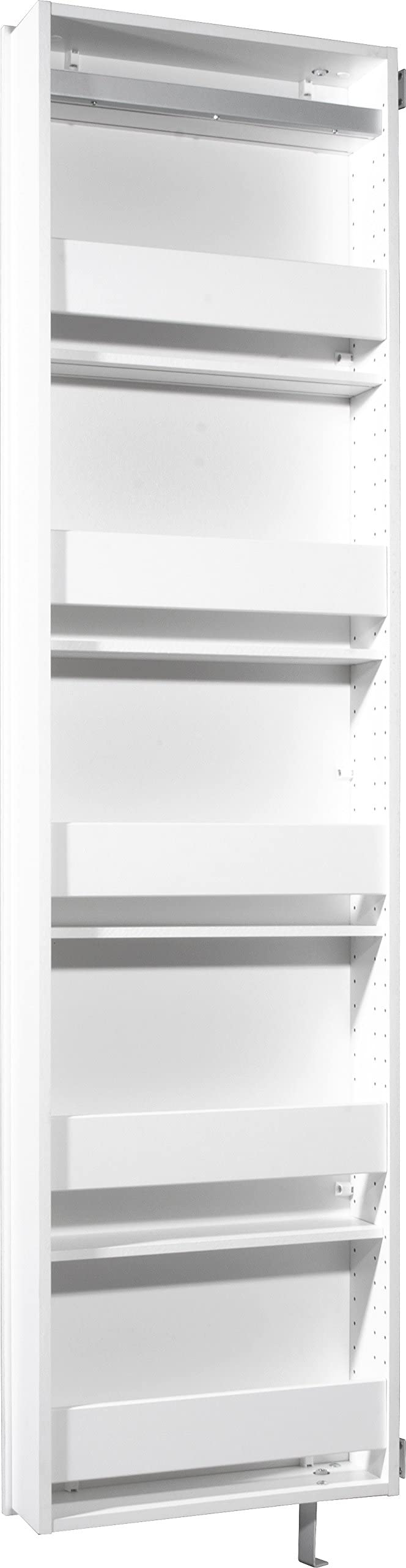 GERMANIA DIE MÖBELMACHER 1189-84 Armario Giratorio 1189, Blanco, 50 x 195 x 18 cm (Ancho x Alto x Fondo)