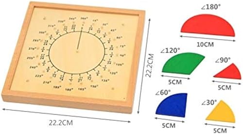 Miniatura 3 de Bebé Educación Temprana División de Fracción Circular Matemáticas Ayudas de Enseñanza Montessori Round Fraction Board Niños Madera Matemáticas