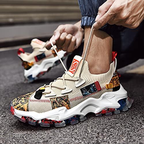 GSIGUL Mens Athletic Shoes Mesh Non Slip Running Shoes Gym Sports Tennis Walking Jogging Sneakers3