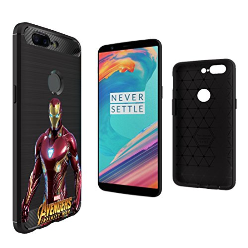 Image of MTT Iron Man Infinity War Officially Licensed Armor Back Case Cover for OnePlus 5T (Design 253)