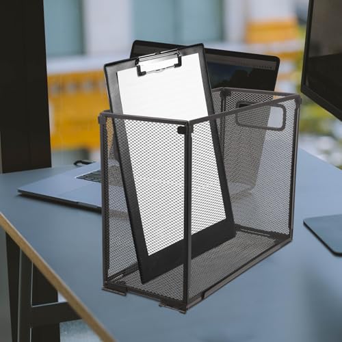 Mehrschichtiger, faltbarer Netz-Aktenordner aus Edelstahl, vielseitiger Büro-Aktenordner für Desktop-Dekoration, effizientes Arbeiten