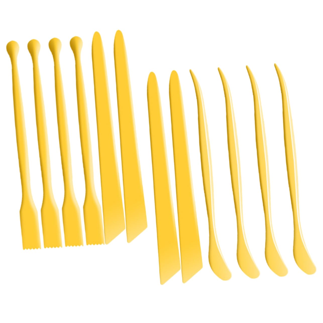 Gadpiparty 5 Set Coltello per Rifinire L'Argilla Strumenti per Argilla Polimerica Kit per Argilla Argilla Essiccata all'Aria Argilla Argentata Argilla Essiccata all'Aria 12 Pezzi*5
