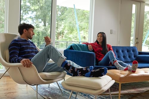 K. Bell Unisex-Adult's K.b. Athletic Active Sport Socks-1 Pairs-Fun Style with Reflective Logo3