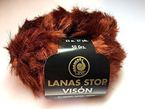 Lanas Stop Luxus Hilo Vison 730 Lana, con Piel.De imitación de Pelo...