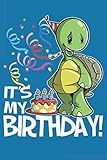 Photo Gallery it s my birthday!: turtle journal notebook diary: 120 lined, wide rule pages Photo Gallery it s my birthday!: turtle journal notebook diary: 120 lined, wide rule pages