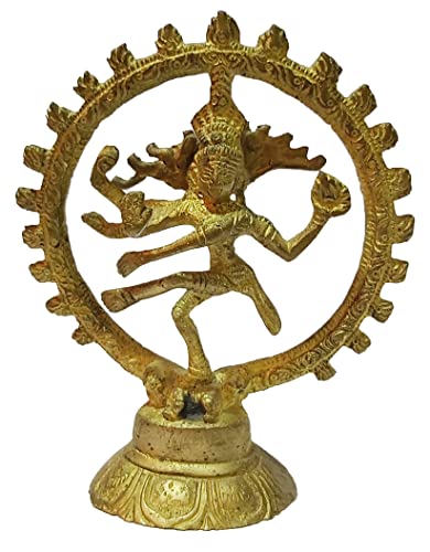 Estatua de Latón Lord Shiva Natraj para Decoración