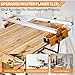Router Sled, Slab Flattening Jig, 58 inches Router Sled for Flattening Slabs,Adjustable Trimming Planing Machine for Woodworking