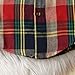 Kids Toddler Boy Christmas Outfit Santa Plaid Shirt Long Sleeve Button Down Shirts Jacket Coat Outwear Fall Clothes (Red, 9-12 Months)