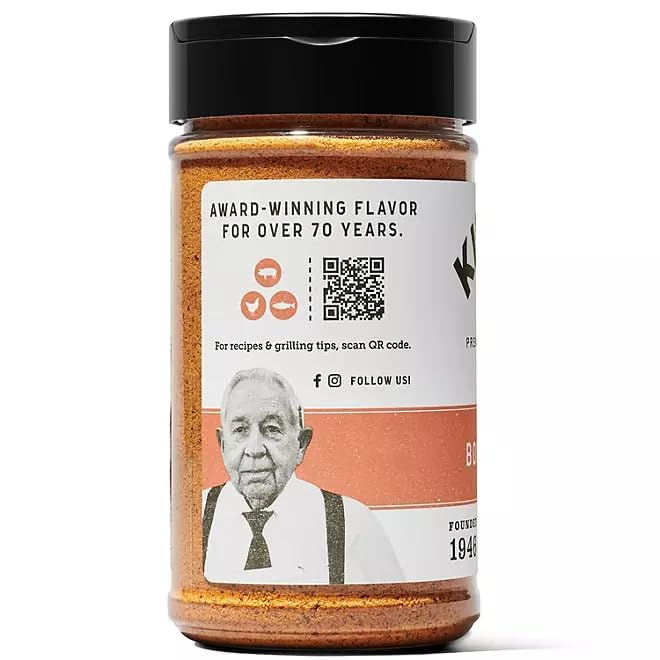 GENERIC Kinders Bourbon Peach Premium Rub and Seasoning 9 OZ, (Pack of 1)