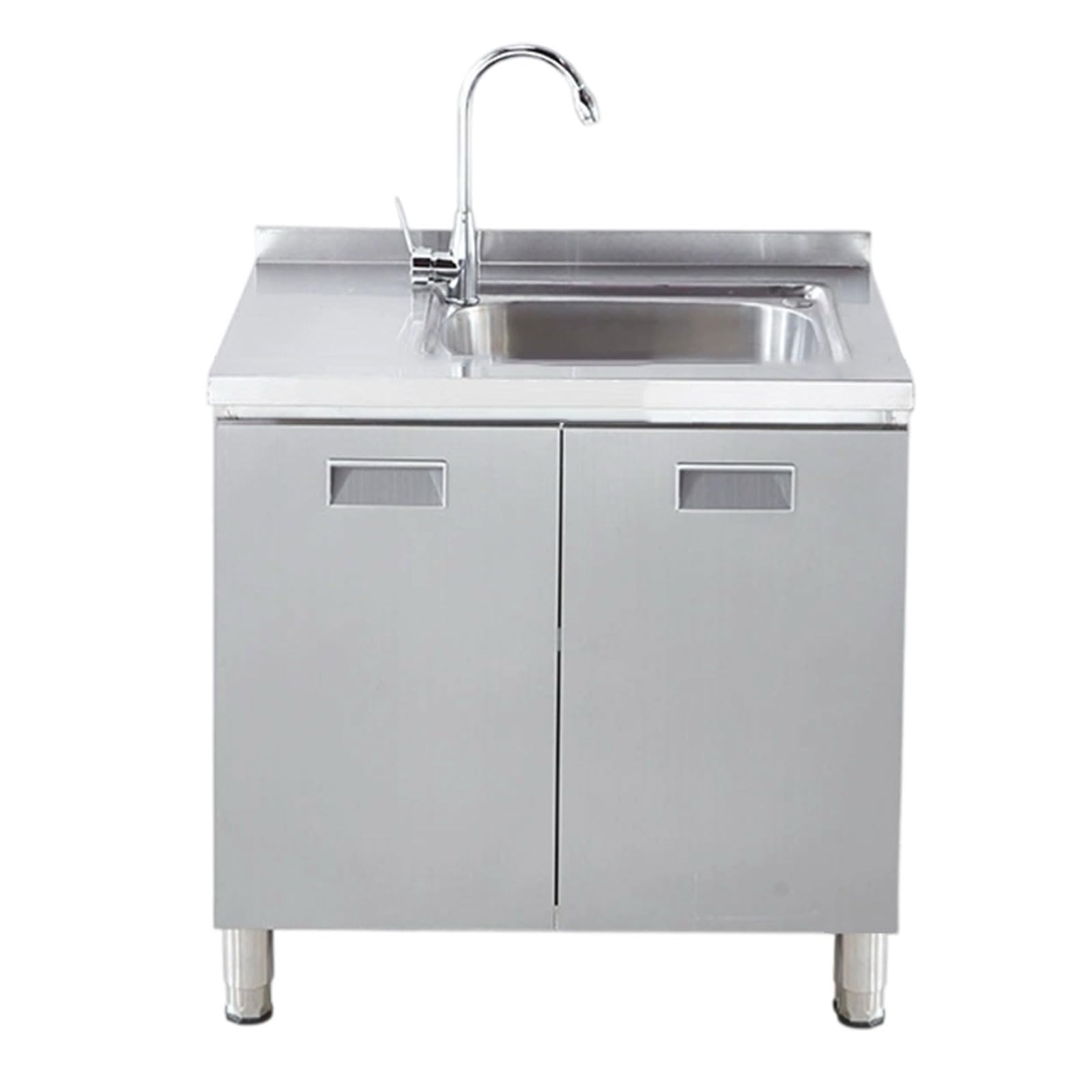 Évier de cuisine bac inox évier garage buanderie extérieur 90 cm