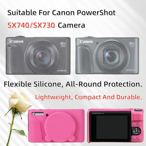 Funda para cámara Canon PowerShot SX740 SX730 silicona miniatura 2