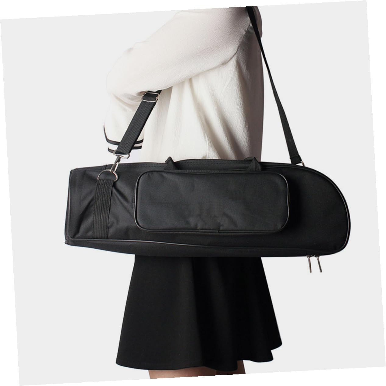 Alipis Bolsa de Trompeta de Oxford con Acolchado y Correa para Hombro Estuche Portátil para Jóvenes Músicos con Compartimentos para Accesorios y Protección contra Daños